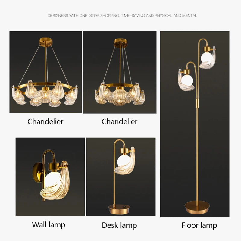 lustre en verre de luxe pour un éclairage créatif à la maison