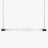 lustre en verre design créatif minimaliste pour restaurant moderne