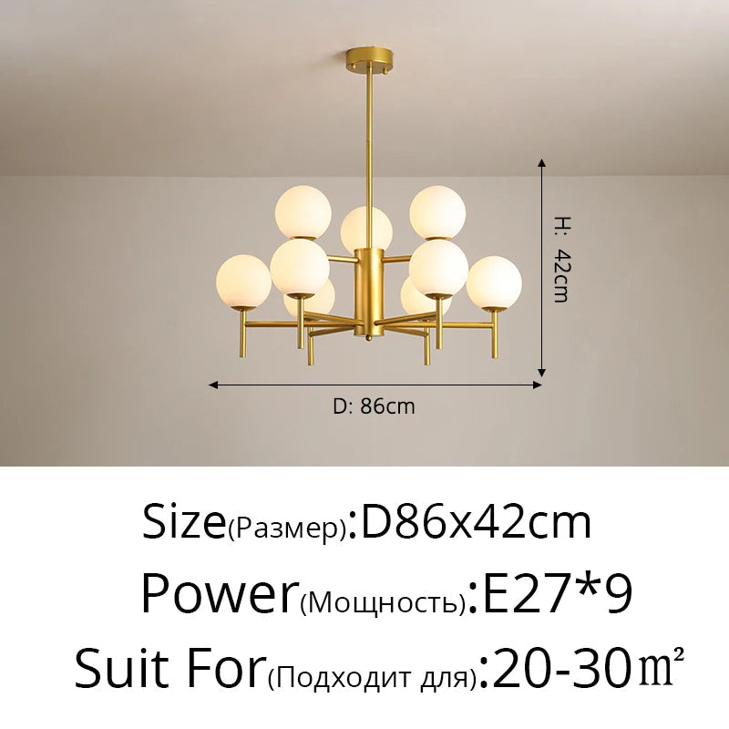 lustre en verre design médiéval pour décoration intérieure moderne
