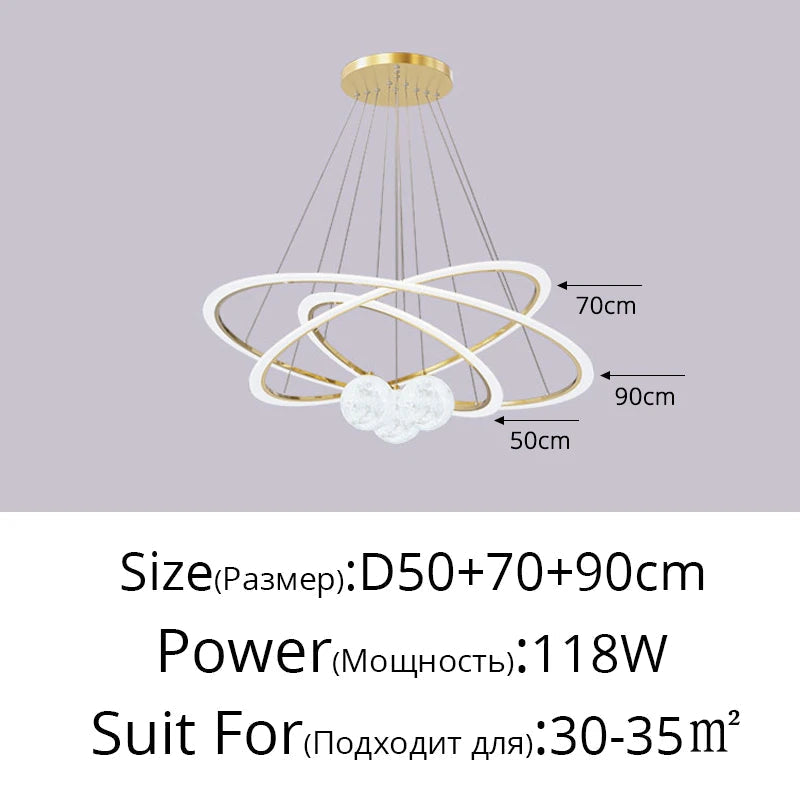 lustre en verre design nordique éclairage intérieur créatif décoratif