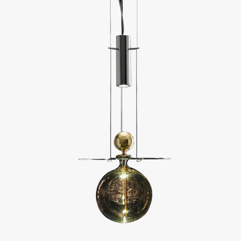 lustre en verre design post-moderne pour décoration intérieure