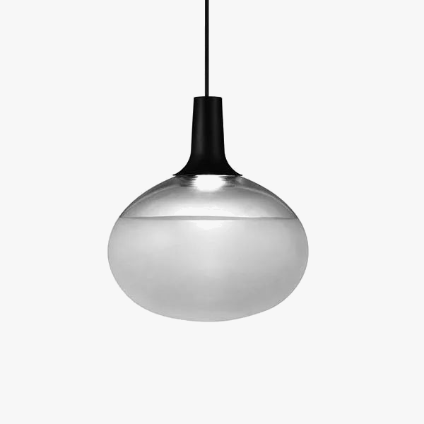 lustre en verre mat éclairage moderne pour intérieur design