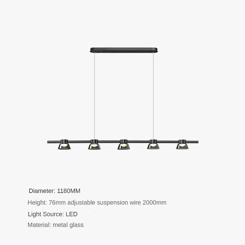 lustre en verre minimaliste italien pour intérieur moderne