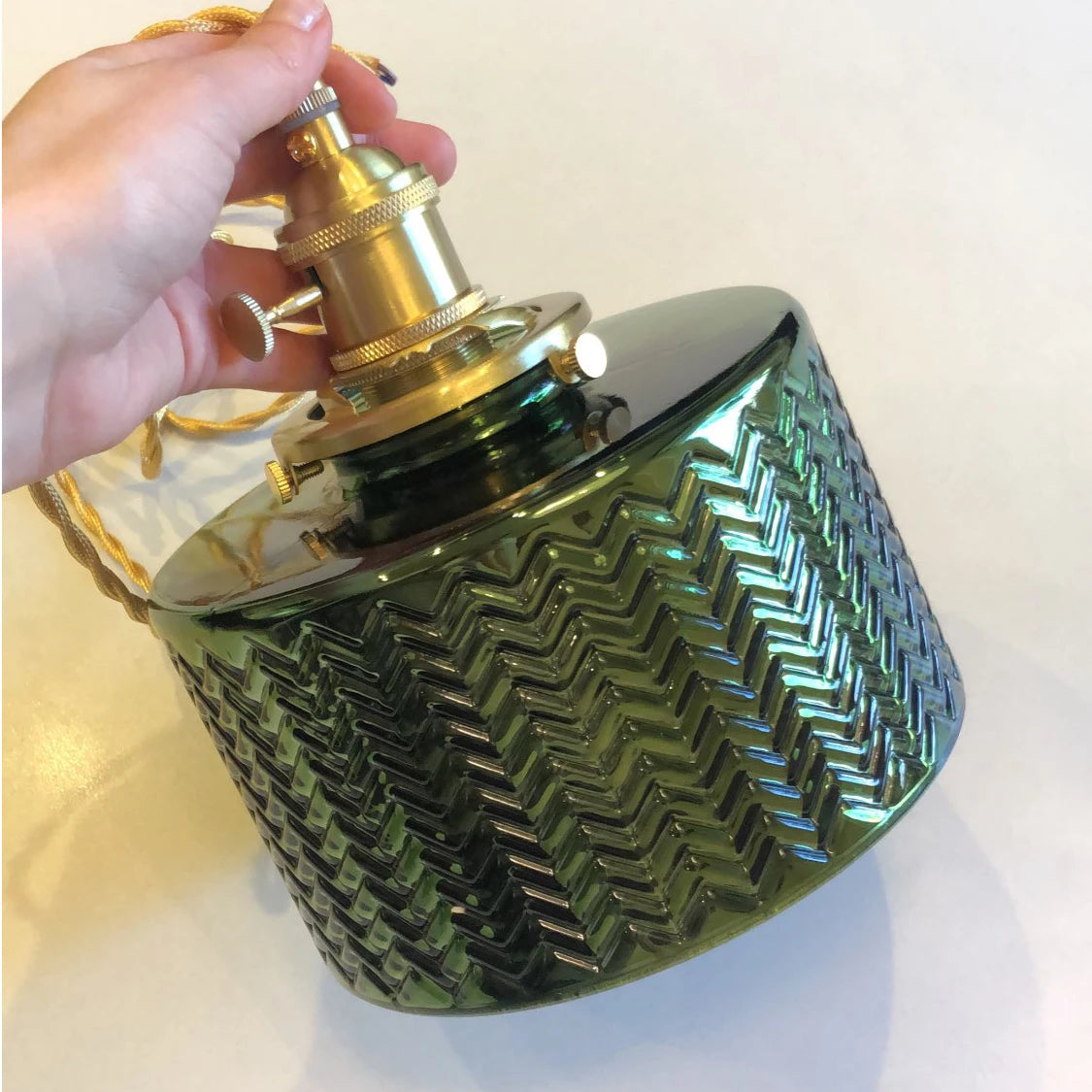 lustre en verre minimaliste japonais éclairage créatif design suspendu