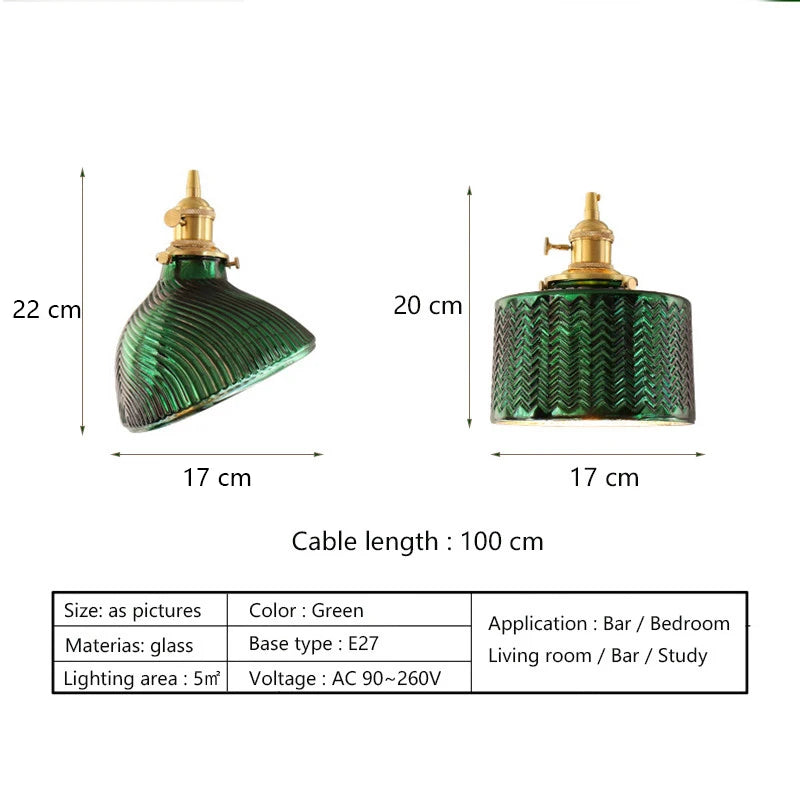 lustre en verre minimaliste japonais éclairage créatif design suspendu