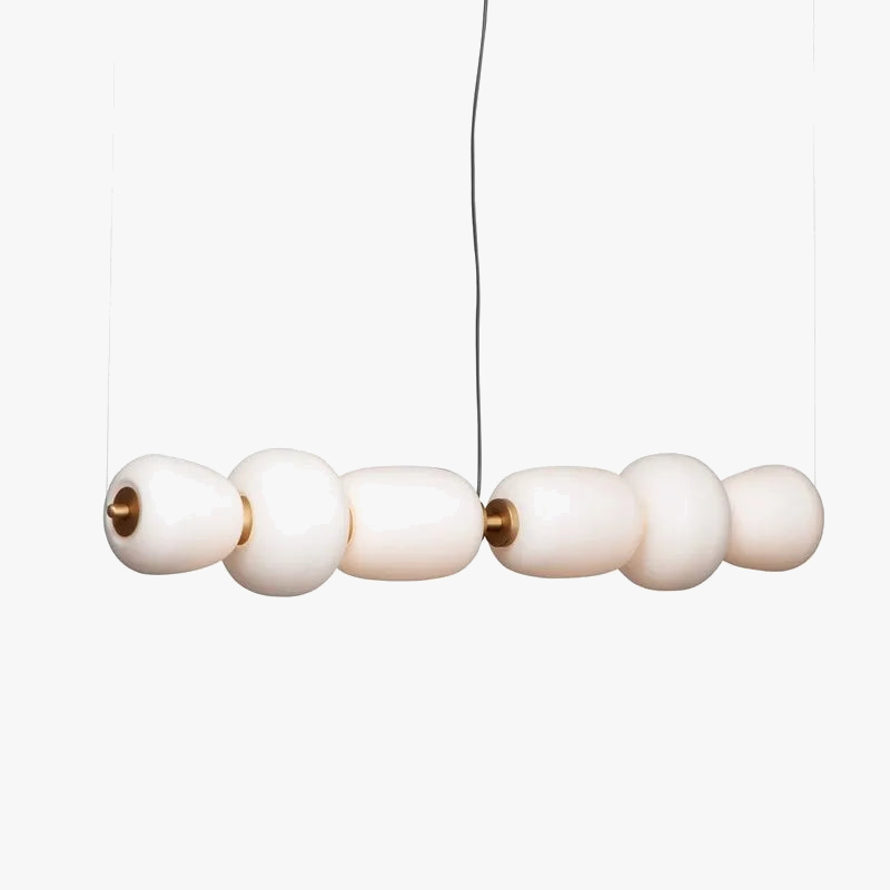lustre en verre minimaliste moderne pour espaces créatifs et bars