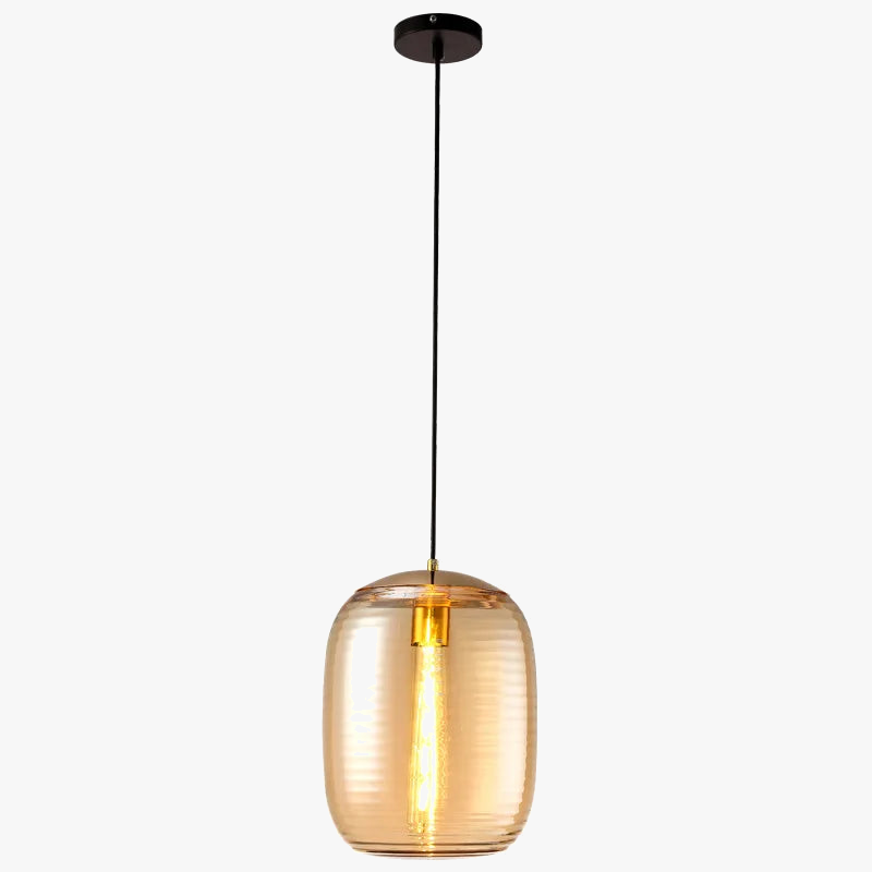 lustre en verre moderne led minimaliste luminaire suspendu art