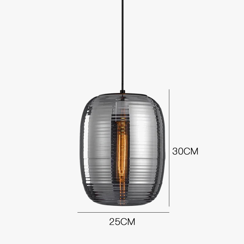 lustre en verre moderne led minimaliste luminaire suspendu art