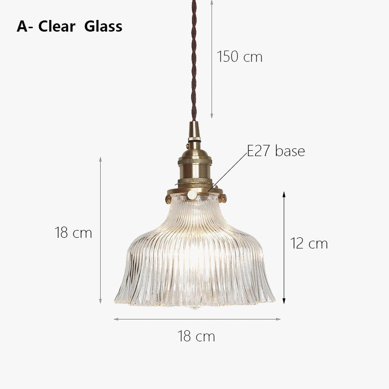 lustre en verre nordique pour décoration intérieure moderne