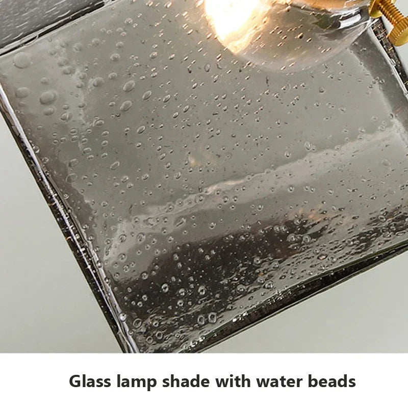 lustre en verre nordique pour intérieur élégant et moderne