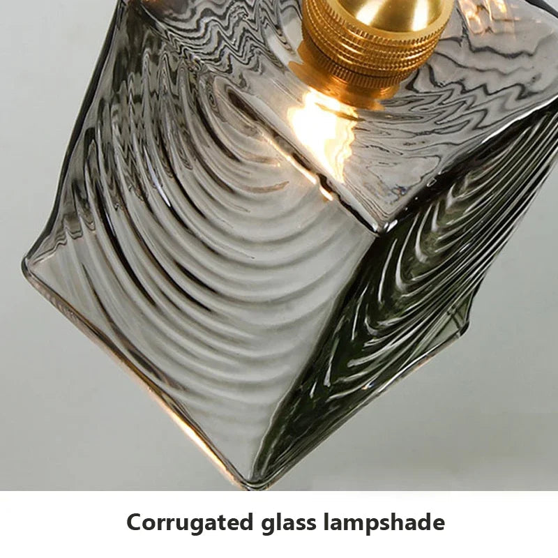 lustre en verre nordique pour intérieur élégant et moderne