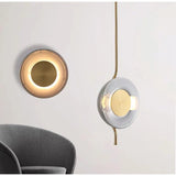 lustre en verre postmoderne créatif minimaliste design lumineux