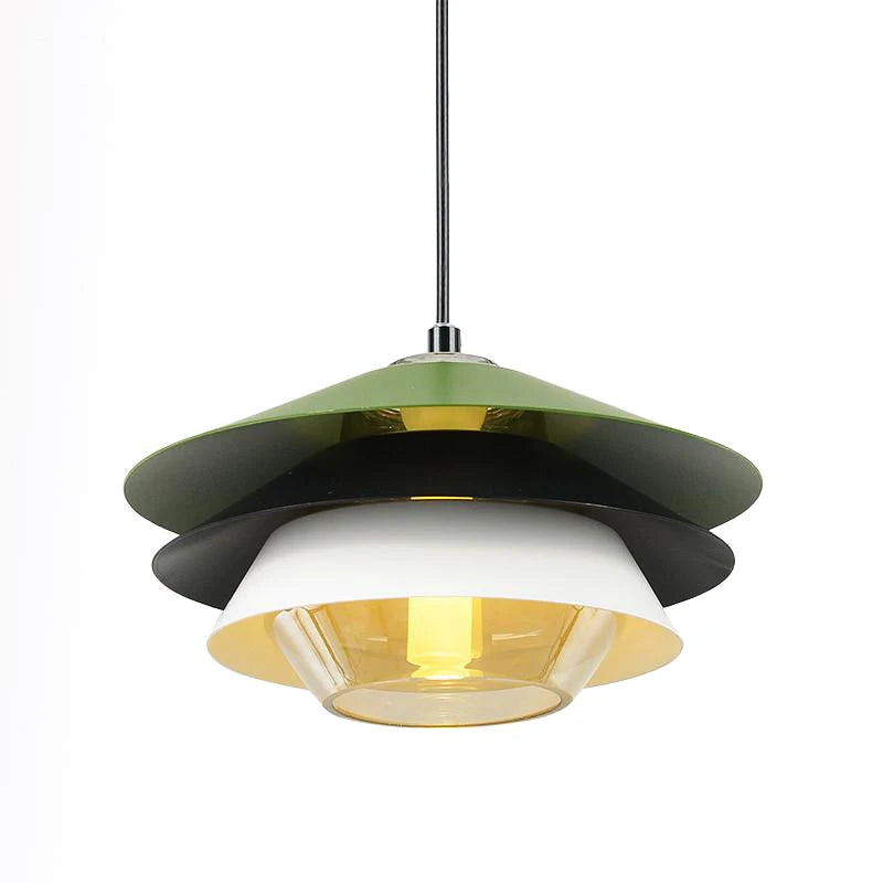 lustre en verre pour ambiance nordique élégante et moderne