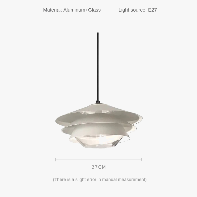 lustre en verre pour ambiance nordique élégante et moderne