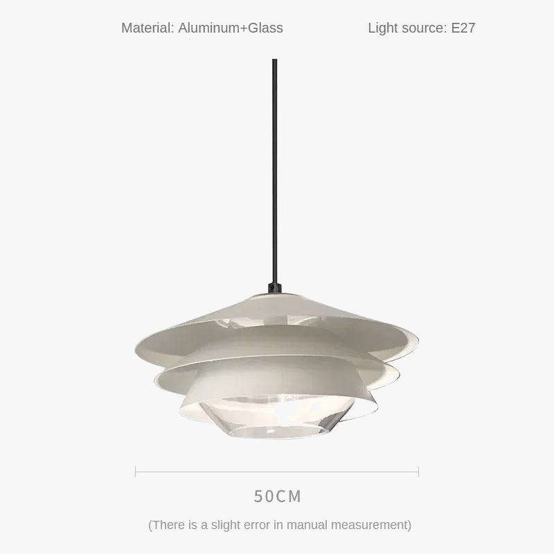lustre en verre pour décoration intérieure moderne et élégante