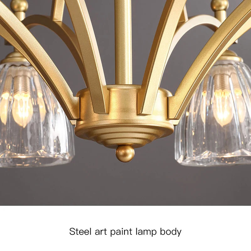 lustre en verre rétro pour une ambiance élégante et lumineuse