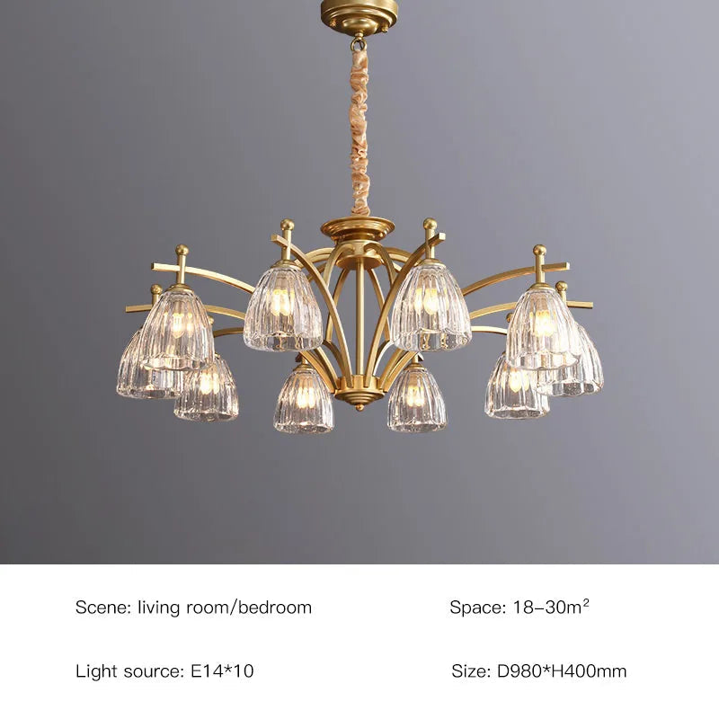 lustre en verre rétro pour une ambiance élégante et lumineuse
