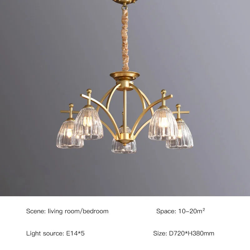 lustre en verre rétro pour une ambiance élégante et lumineuse