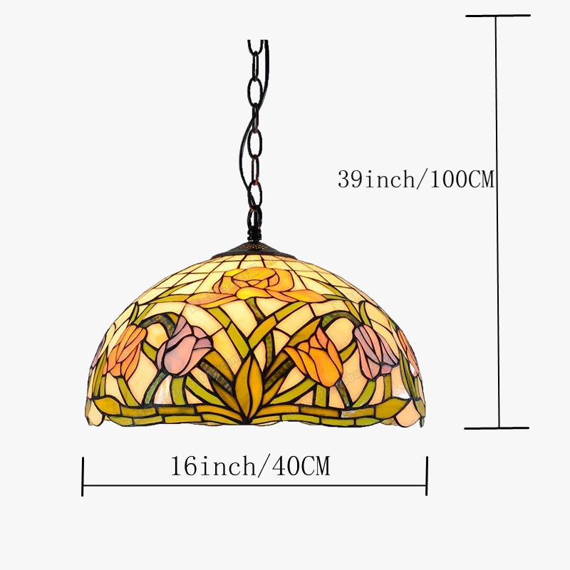 lustre en verre style antique pour restaurant et café