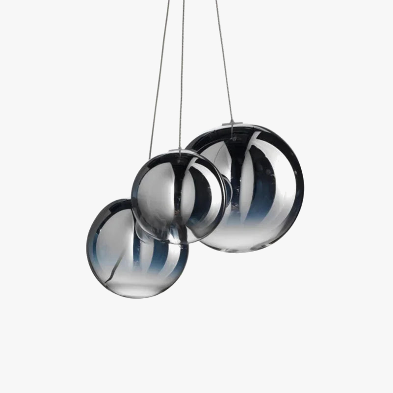 lustre en verre suspension design pour éclairage moderne