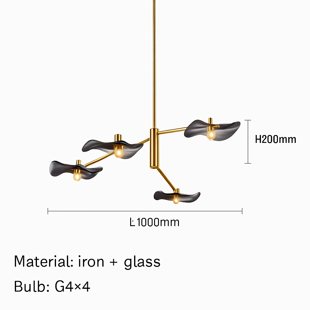 lustre en verre suspension métal hauteur réglable éclairage