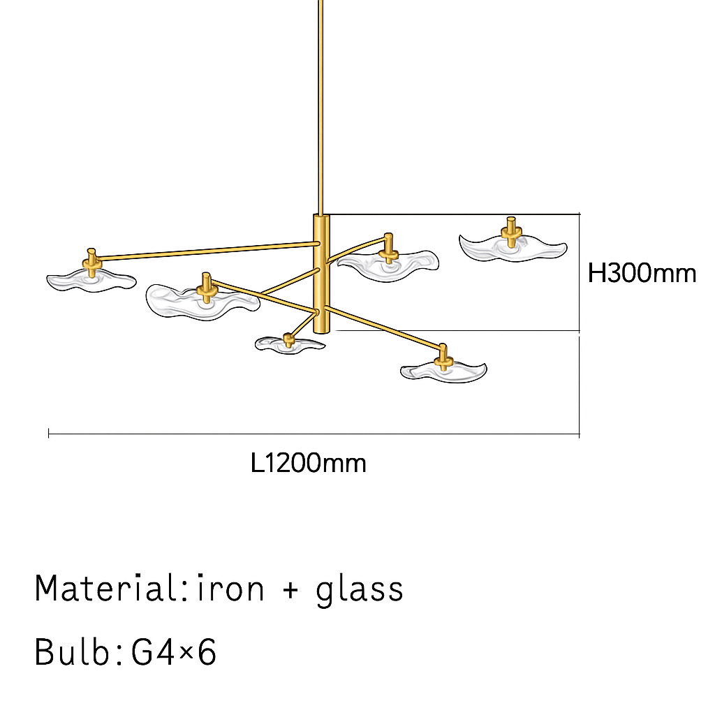 lustre en verre suspension métal hauteur réglable éclairage