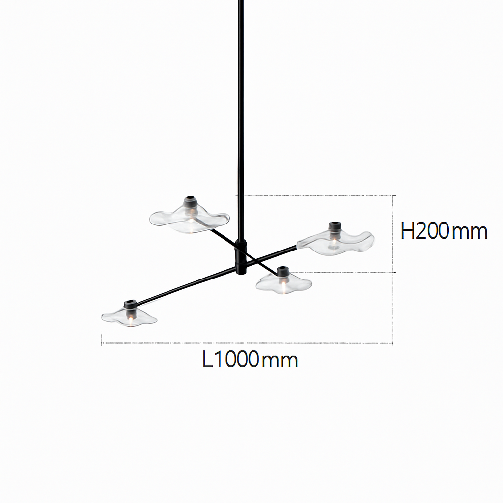 lustre en verre suspension métal hauteur réglable éclairage