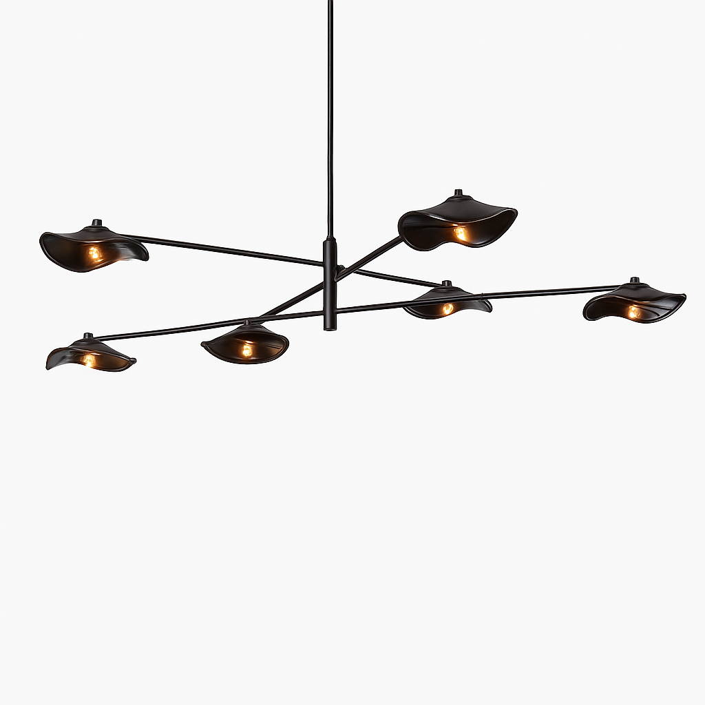 lustre en verre suspension métal hauteur réglable éclairage
