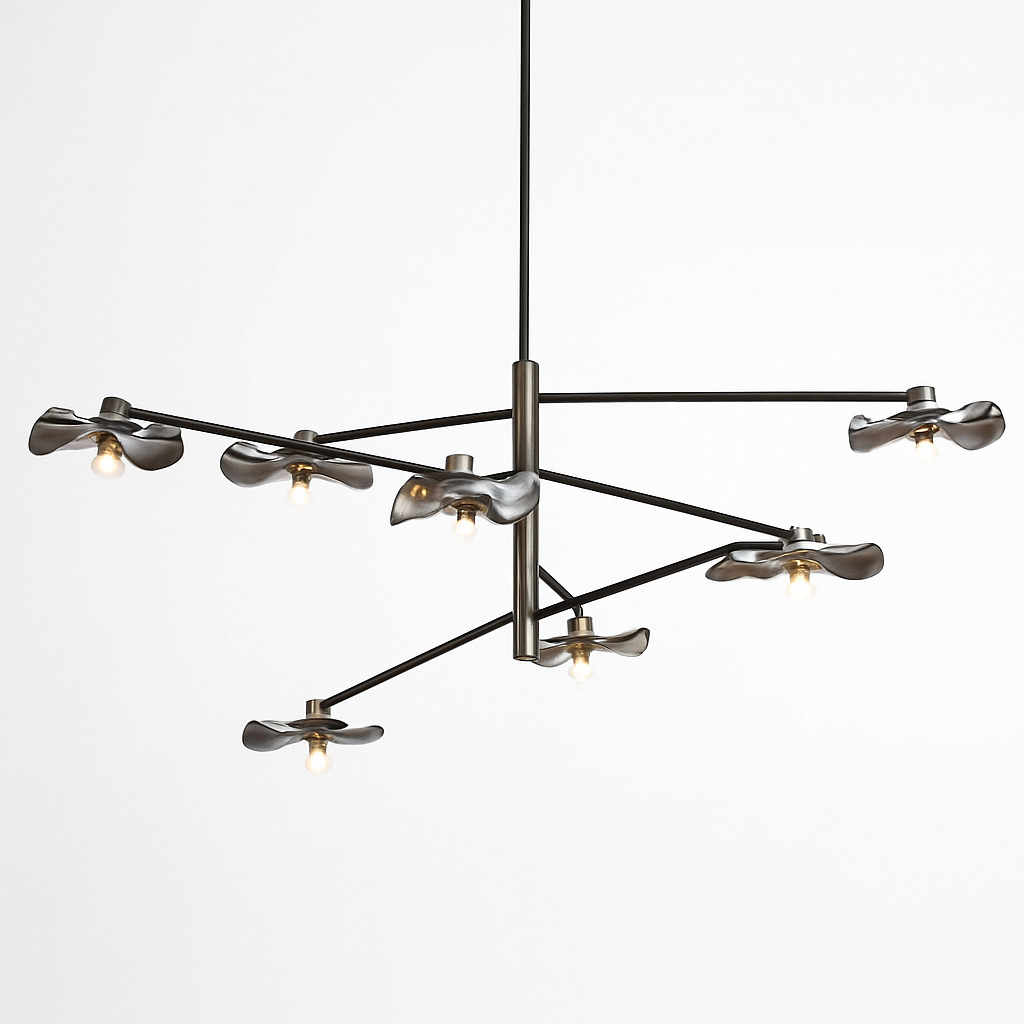 lustre en verre suspension métal hauteur réglable éclairage