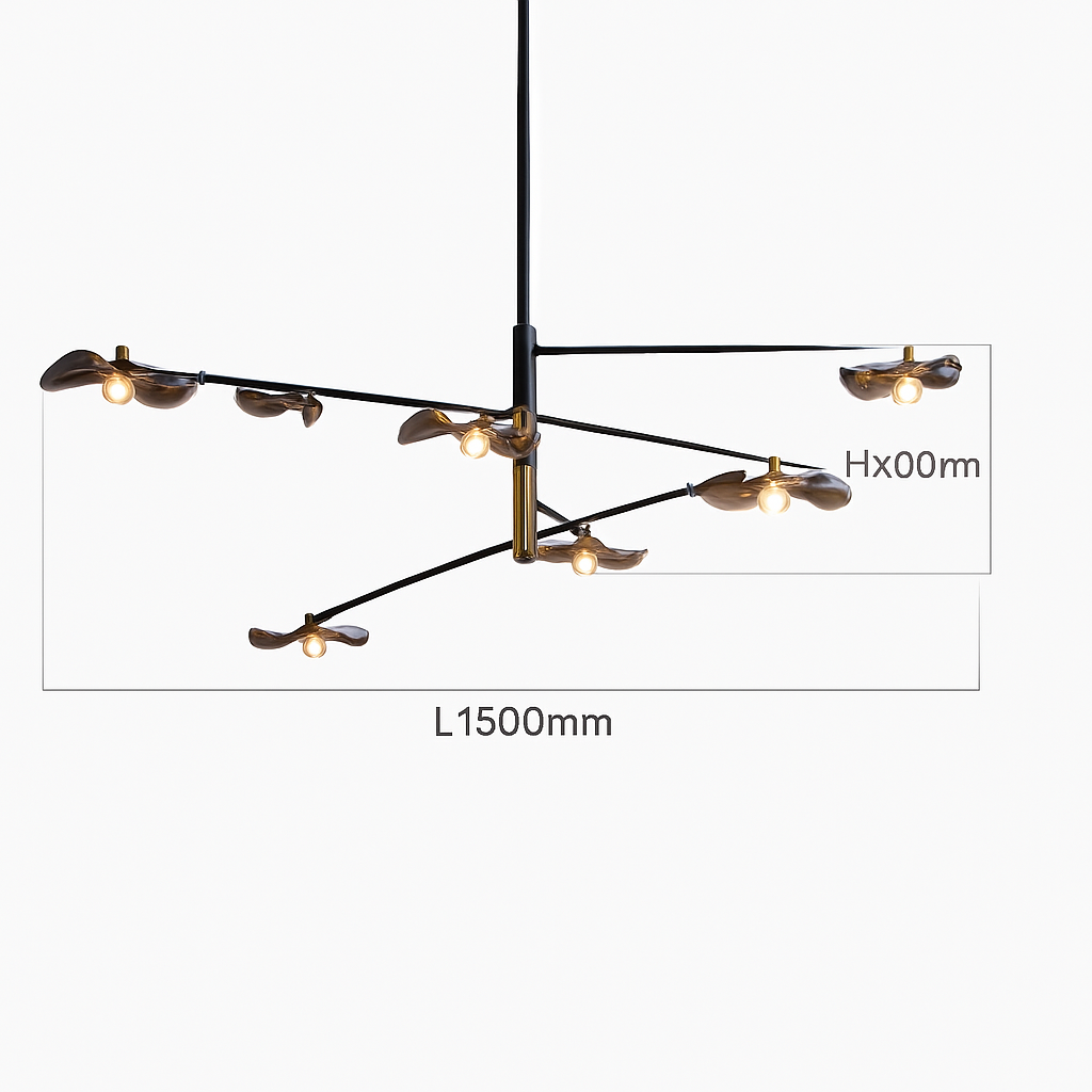lustre en verre suspension métal hauteur réglable éclairage