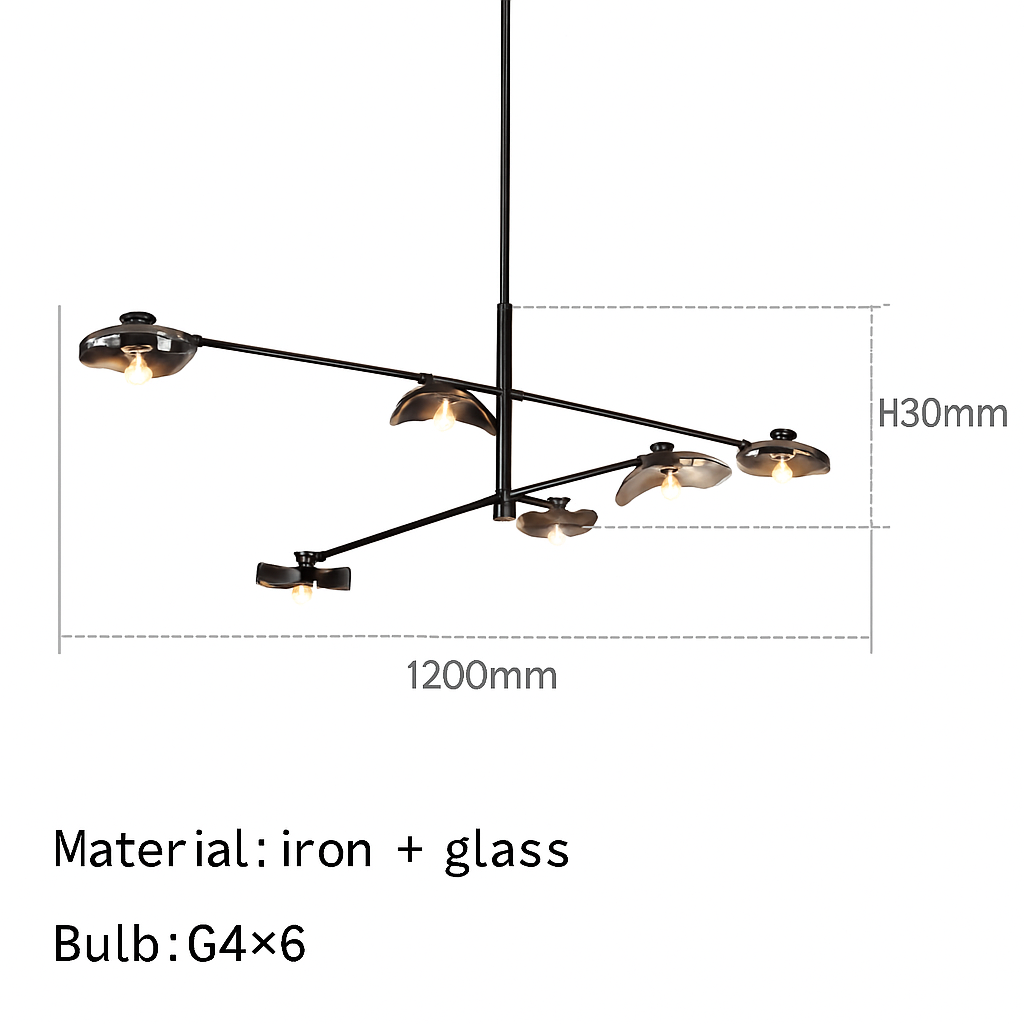 lustre en verre suspension métal hauteur réglable éclairage