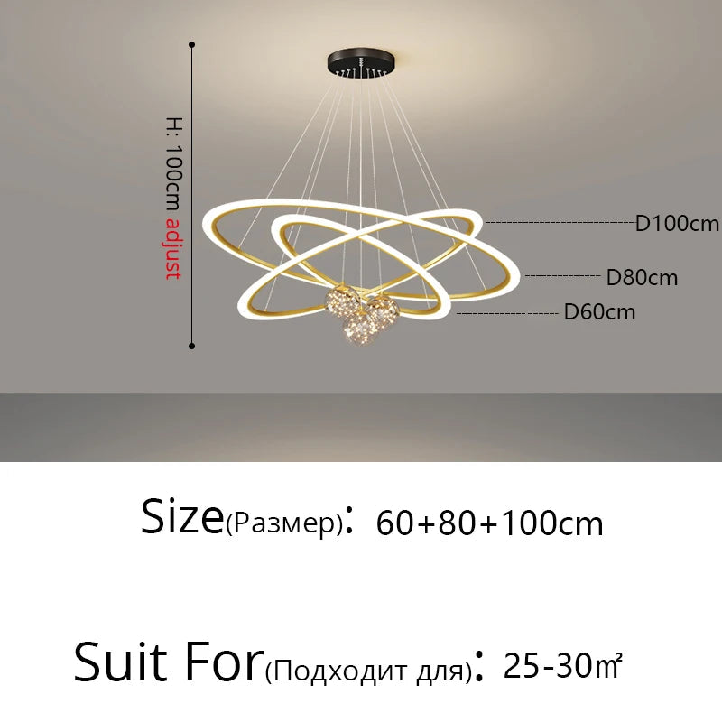 lustre en verre étoilé design moderne pour éclairage intérieur