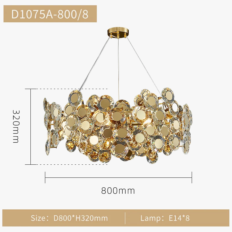lustre en verre tournesol luxe design créatif pour espace moderne