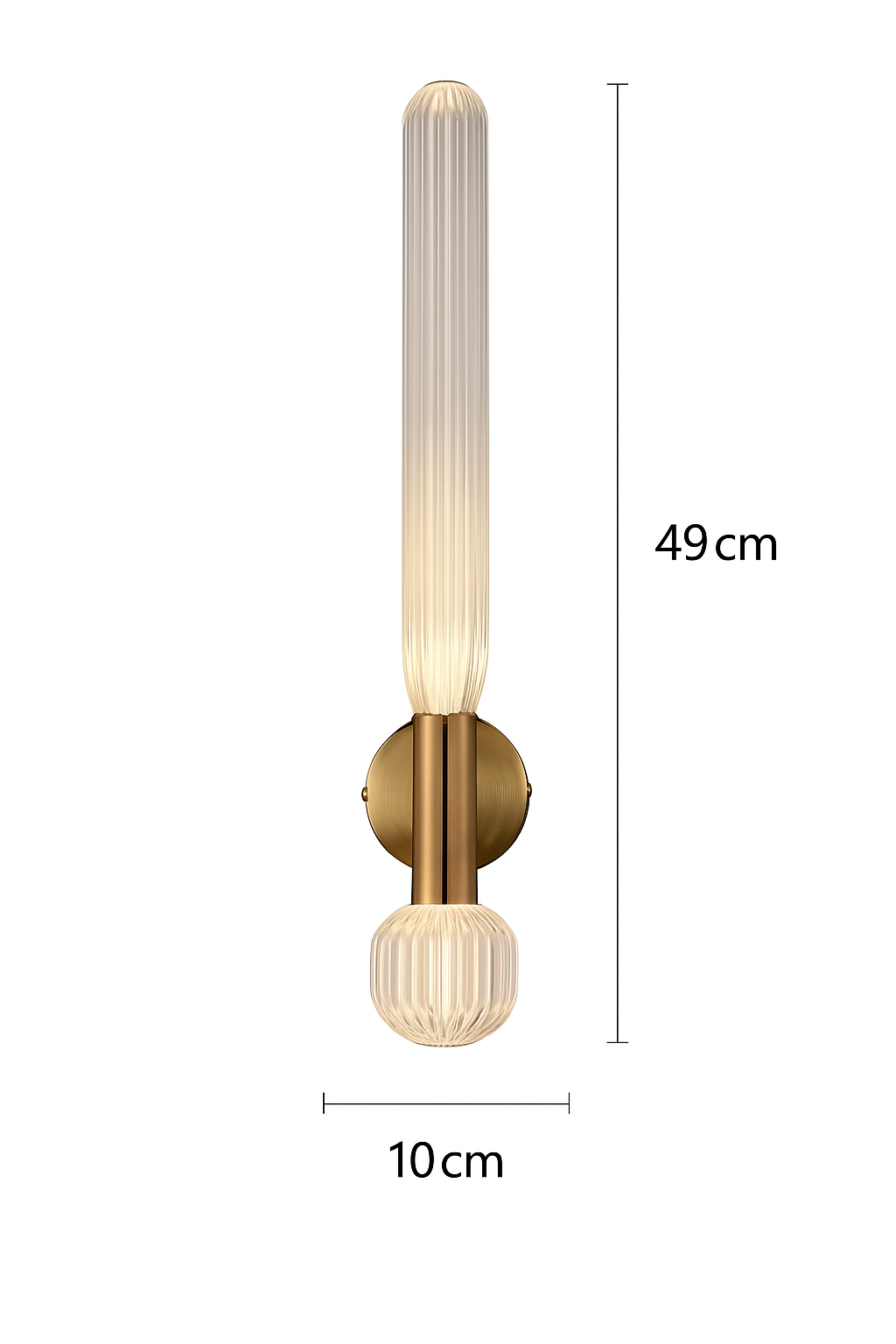 lustre en verre transparent design moderne pour espaces commerciaux et privés
