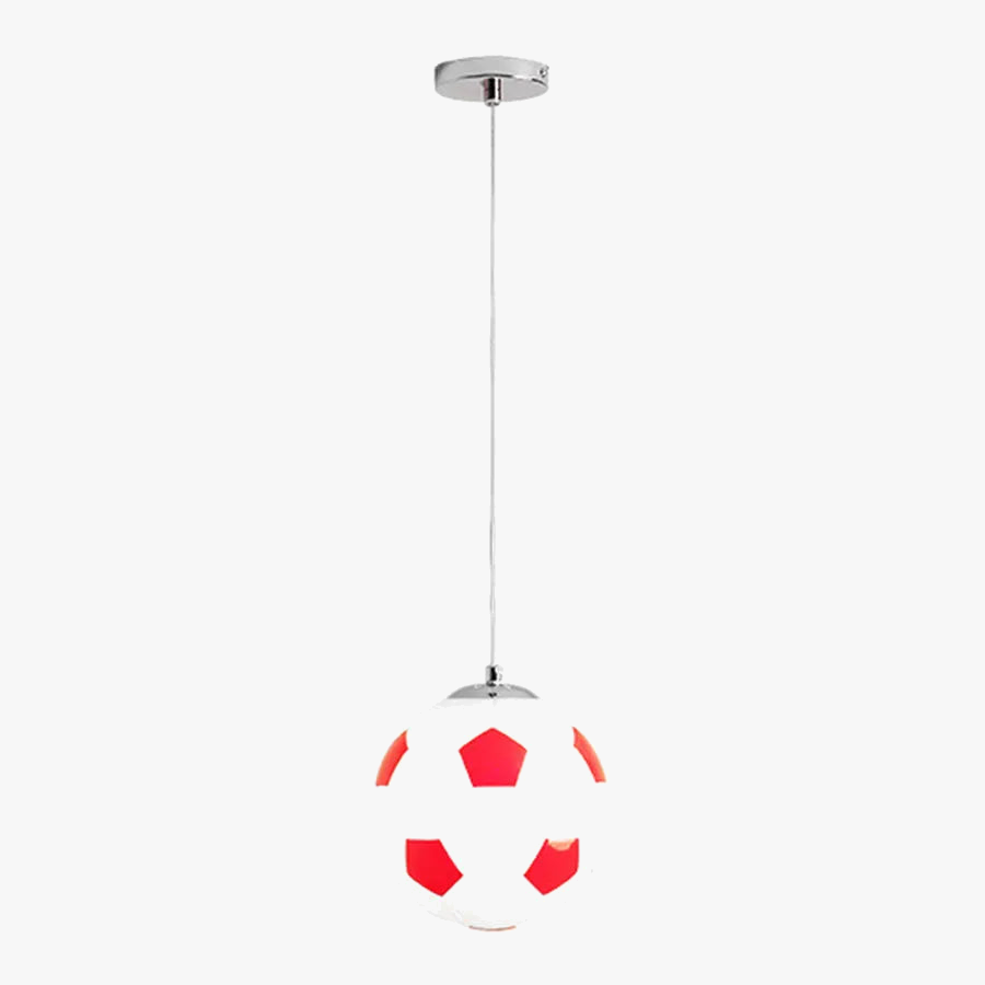 lustre enfant dessin animé football et basket décor lumineux