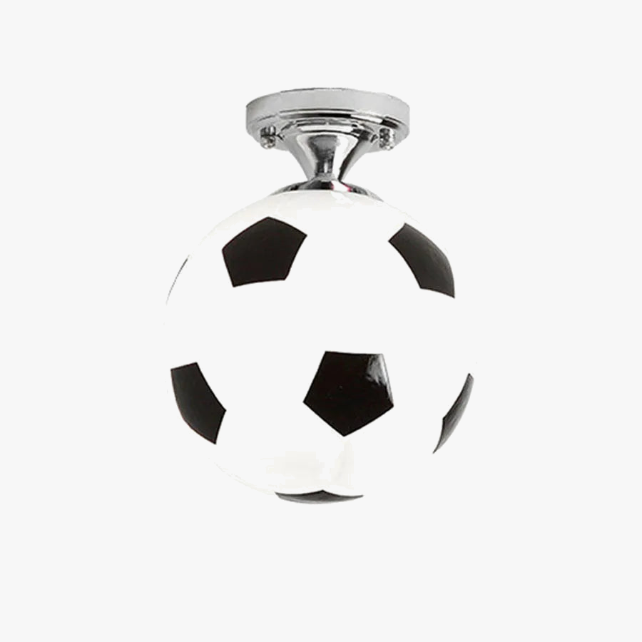 lustre enfant dessin animé football et basket décor lumineux