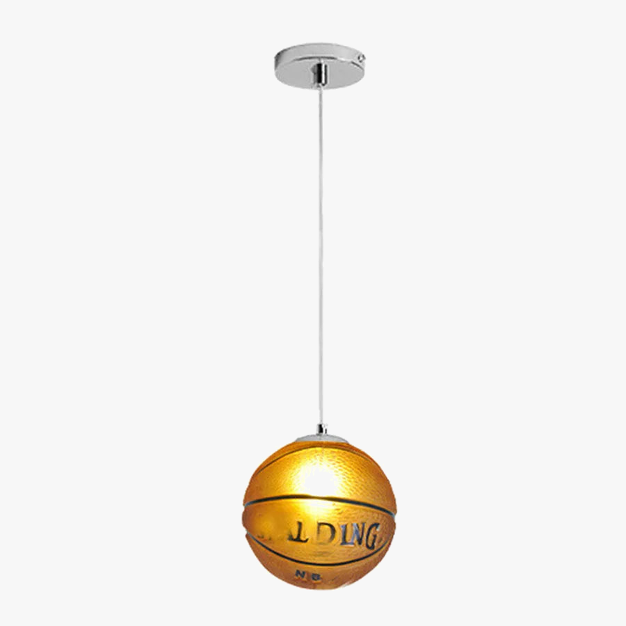 lustre enfant dessin animé football et basket décor lumineux