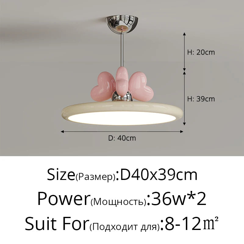 lustre girly à intensité variable pour un éclairage personnalisé