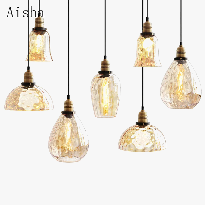 lustre industriel rétro pour décoration intérieure moderne