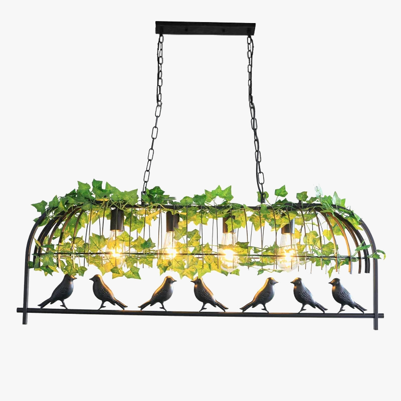 lustre industriel rétro pour plantes en pot créatif