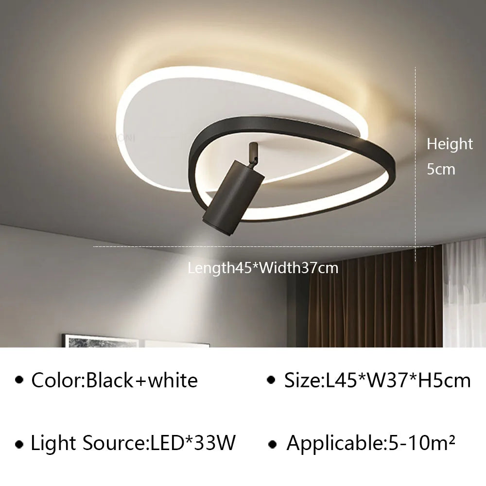 lustre intérieur moderne à leds pour décoration de la maison