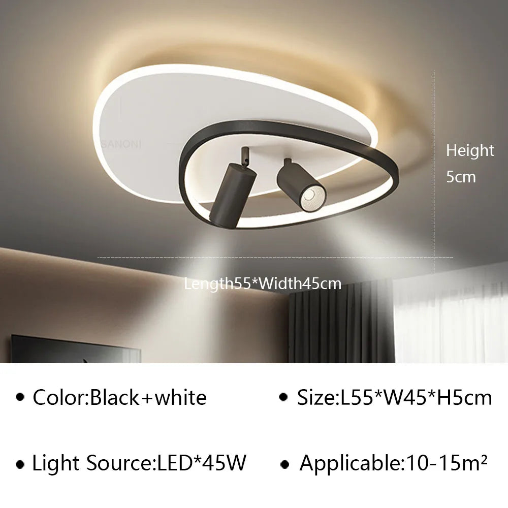 lustre intérieur moderne à leds pour décoration de la maison