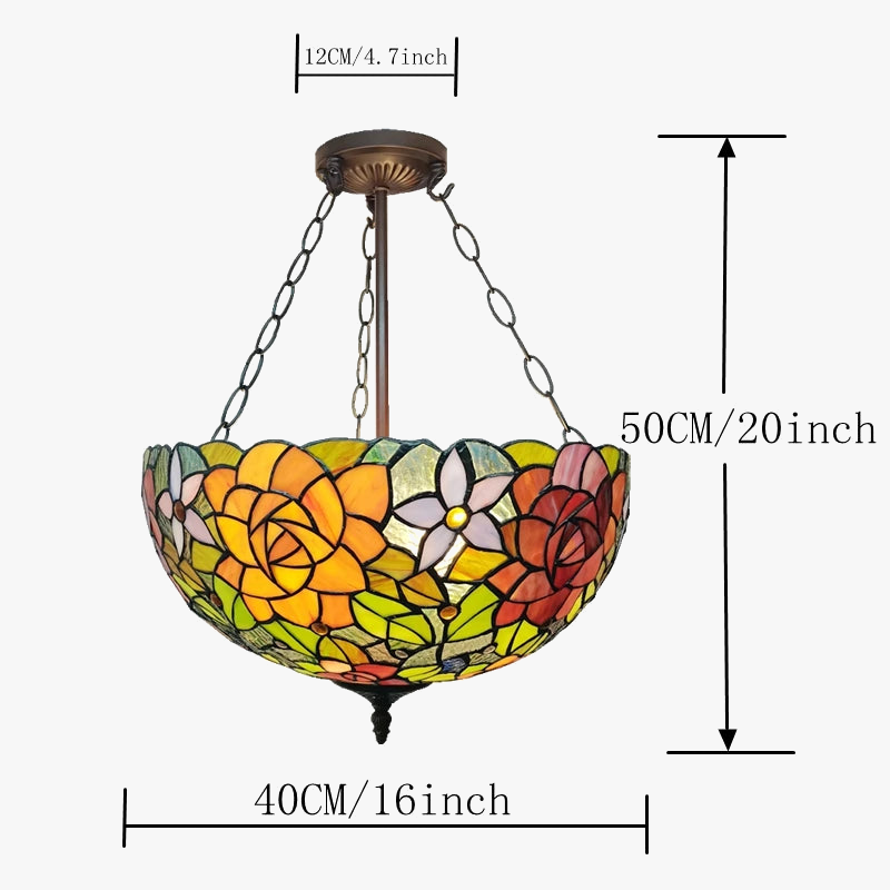 lustre inversé en forme de fleur de pivoine style européen décoratif