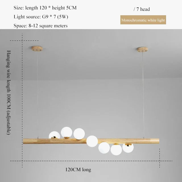 lustre japonais en bois massif design créatif éclairage tendance