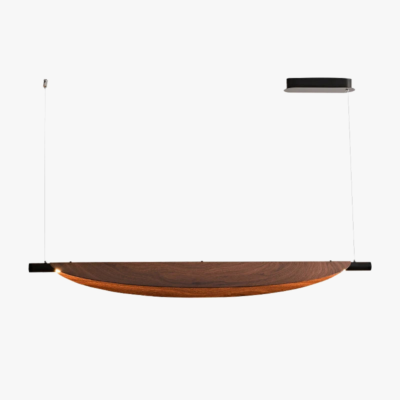 lustre japonais rétro design feuilles pour salle à manger