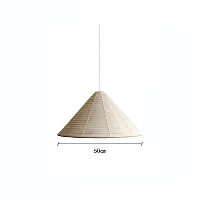 lustre japonais wabi sabi en papier de riz led