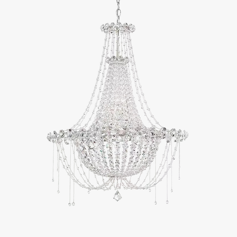 lustre k9 luxe en acier inoxydable led suspension moderne