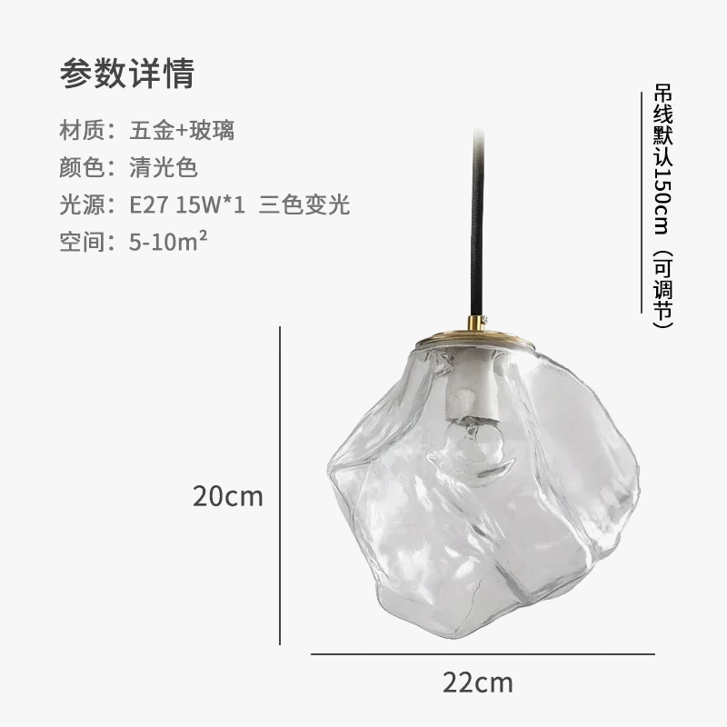 lustre à lave créatif pour bar et restaurant avec couleurs réglables