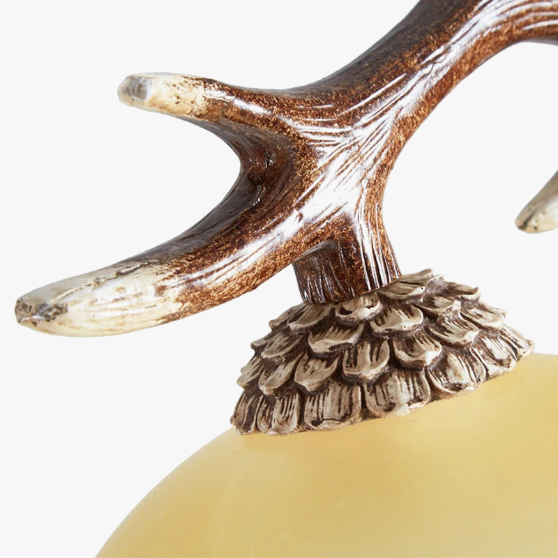 lustre led antique en résine nordique pour restaurant et bar