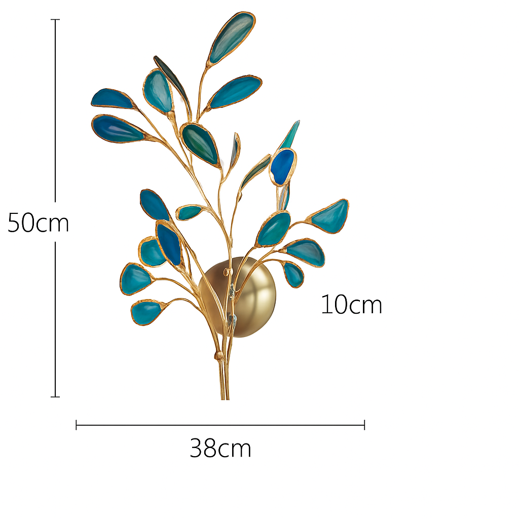 lustre led art déco en agate colorée pour un éclairage élégant